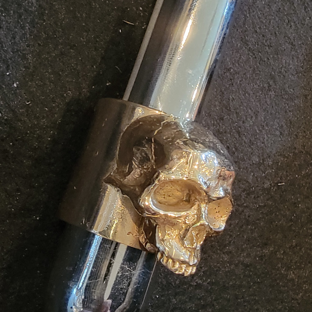 Skull Brass Pushrod Collars