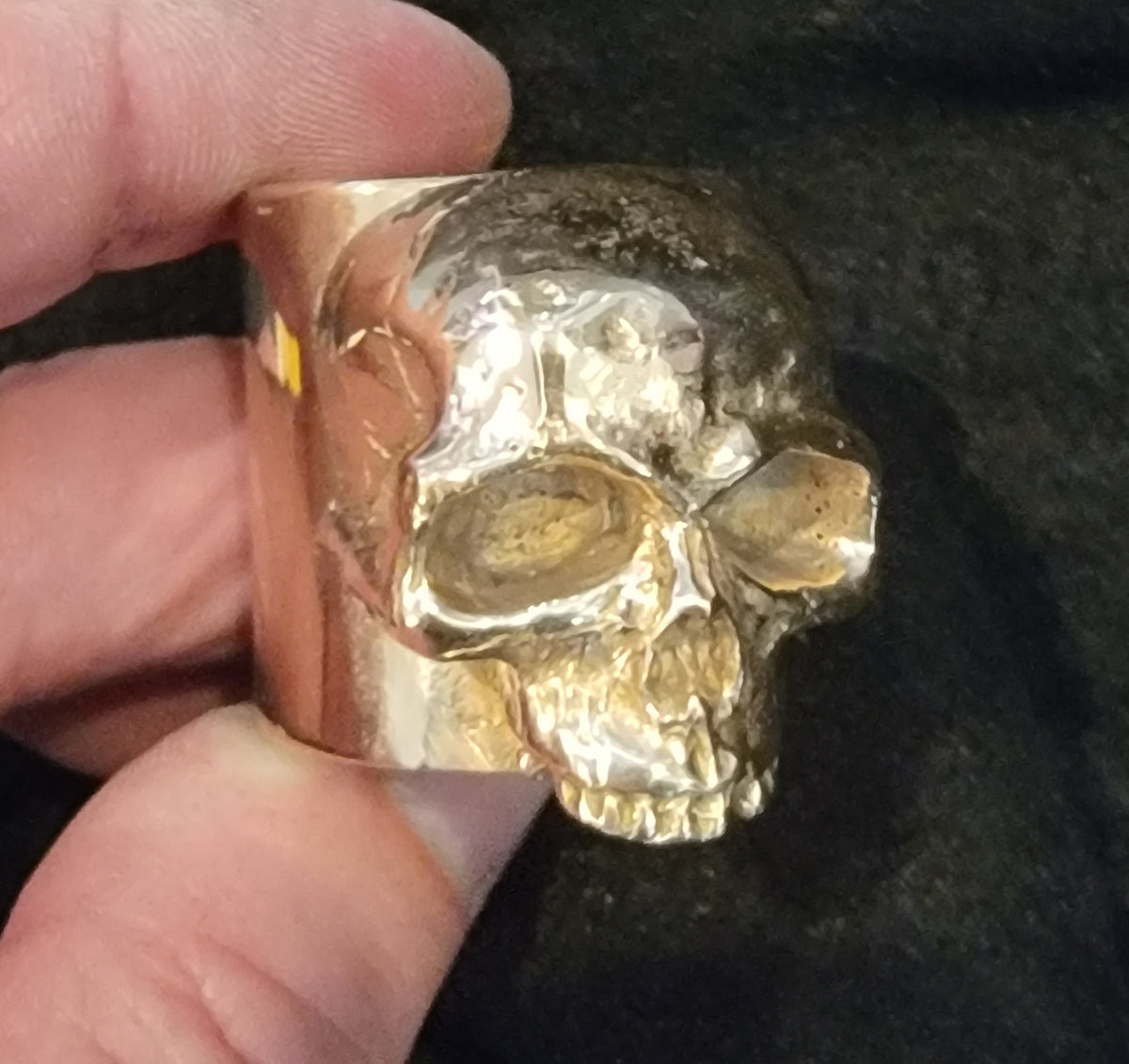 Skull Brass Pushrod Collars