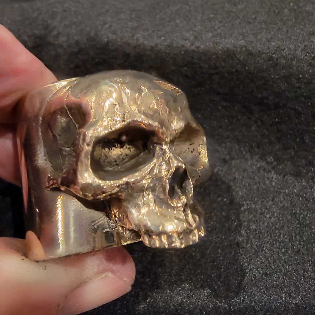 Skull Brass Pushrod Collars
