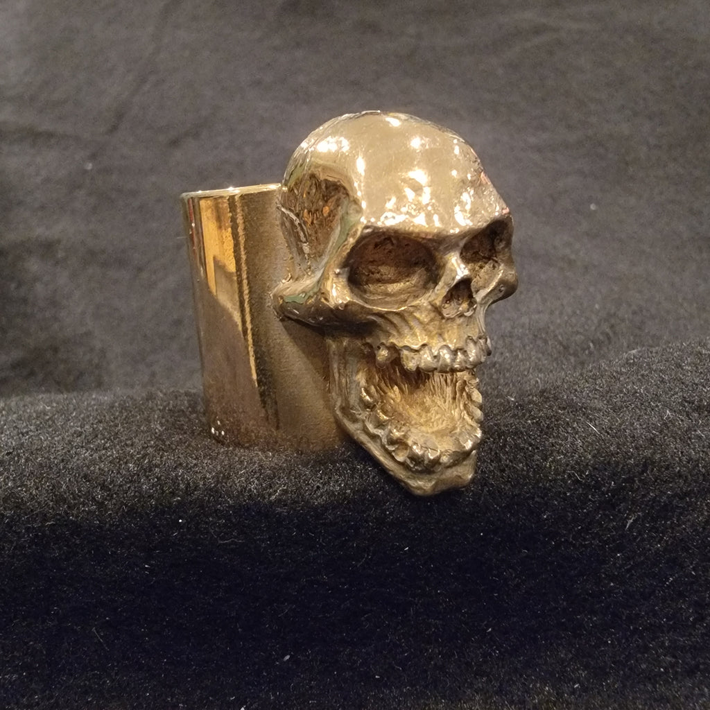 Screaming Skull Brass pushrod Collars
