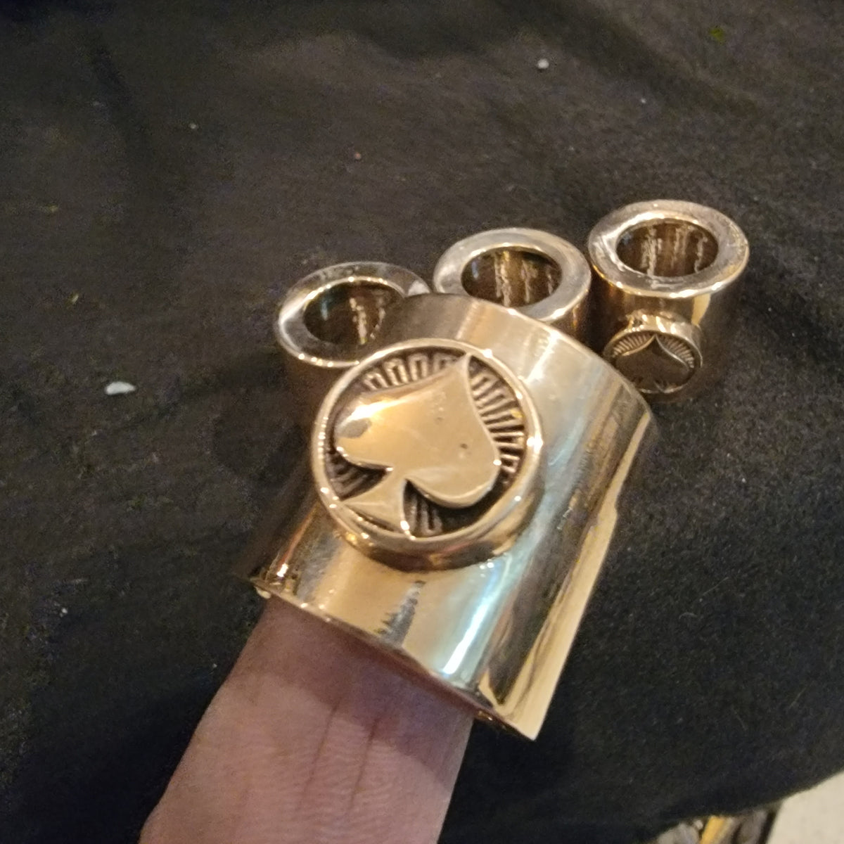 Spade Brass Pushrod Collars