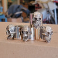Screaming Skull Brass pushrod Collars