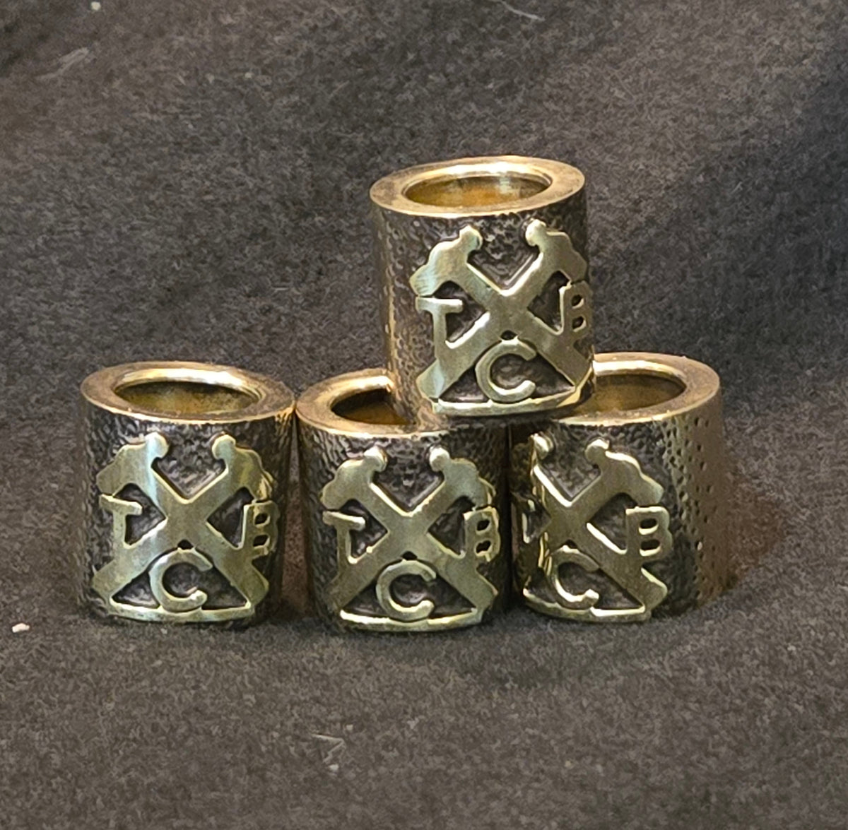 "Taking Care of Business" Brass Pushrod Collars