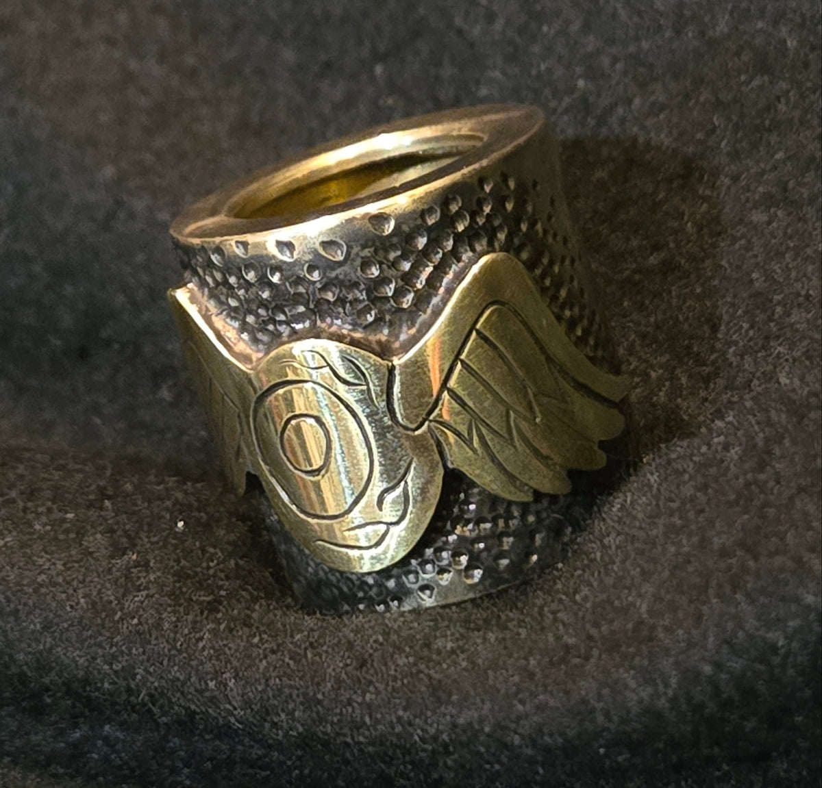 Von Dutch Flying Eye Brass Pushrod Collar