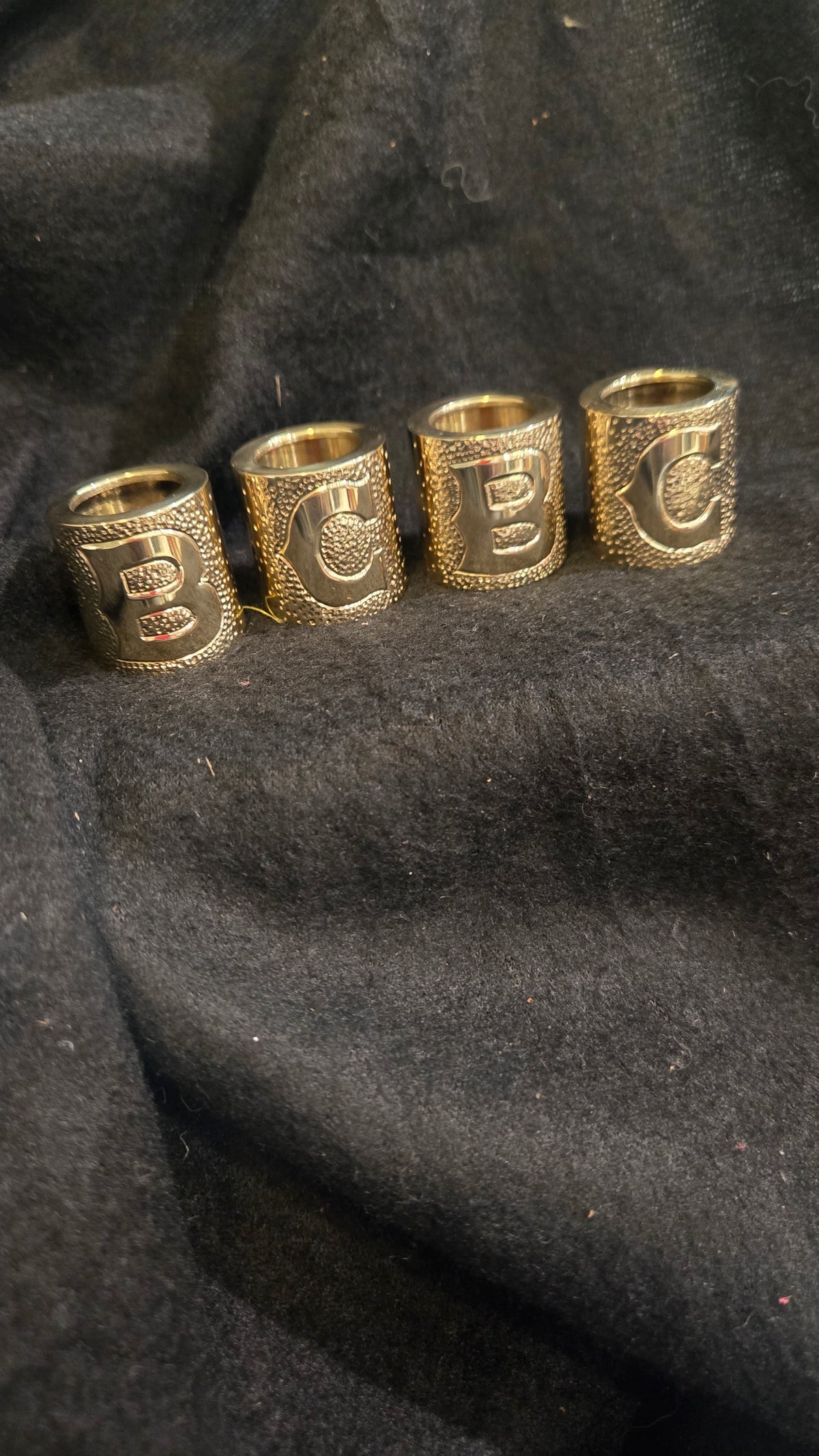 Engraved Brass Pushrod Collars