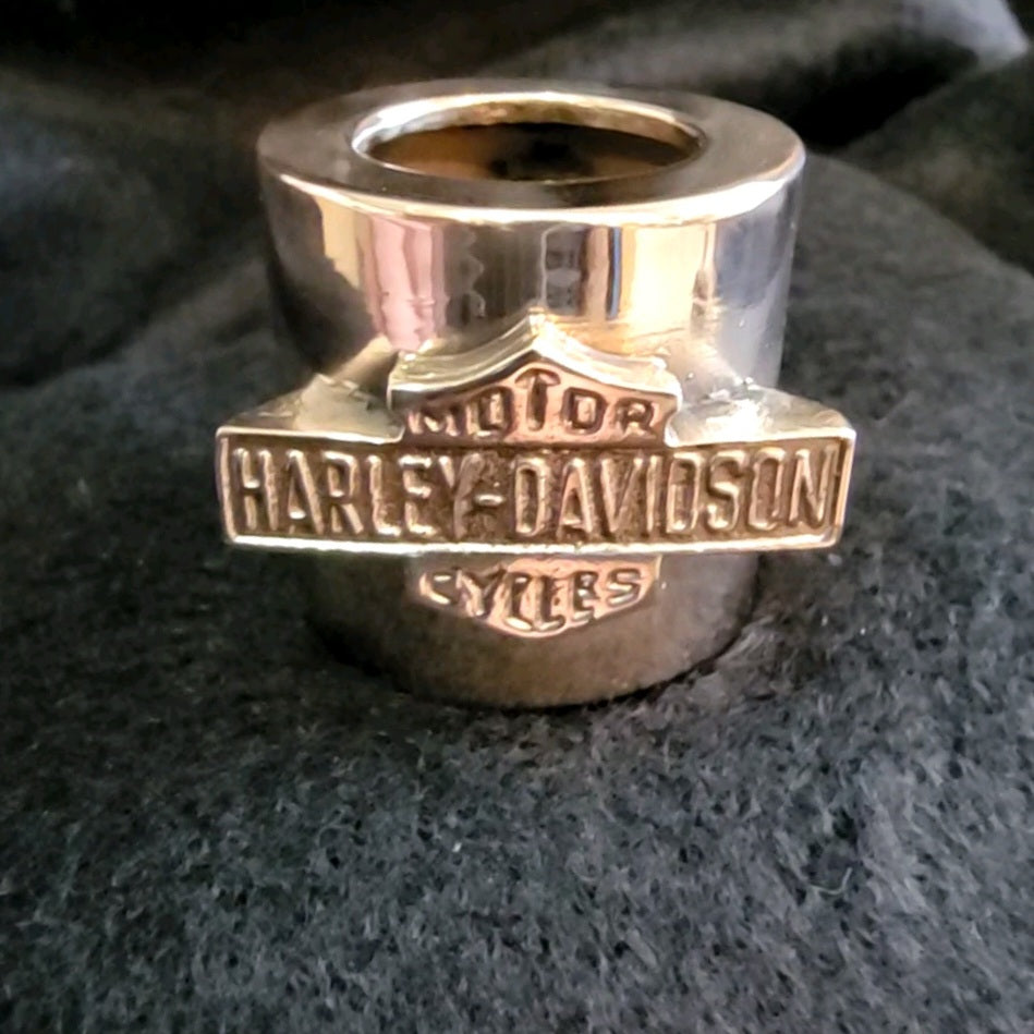 Vintage HD Logo Brass Pushrod Collars