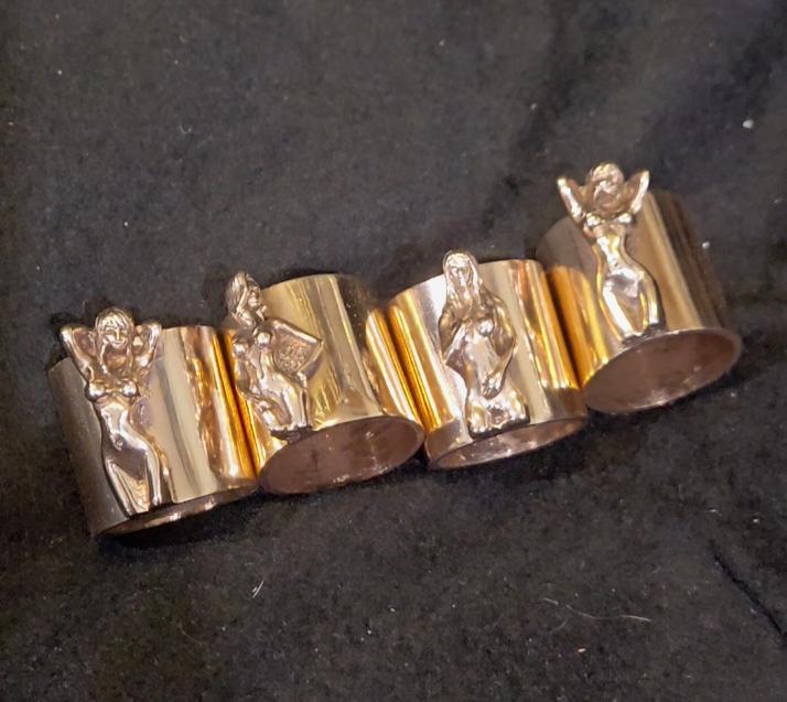 Girly Brass Pushrod Collars